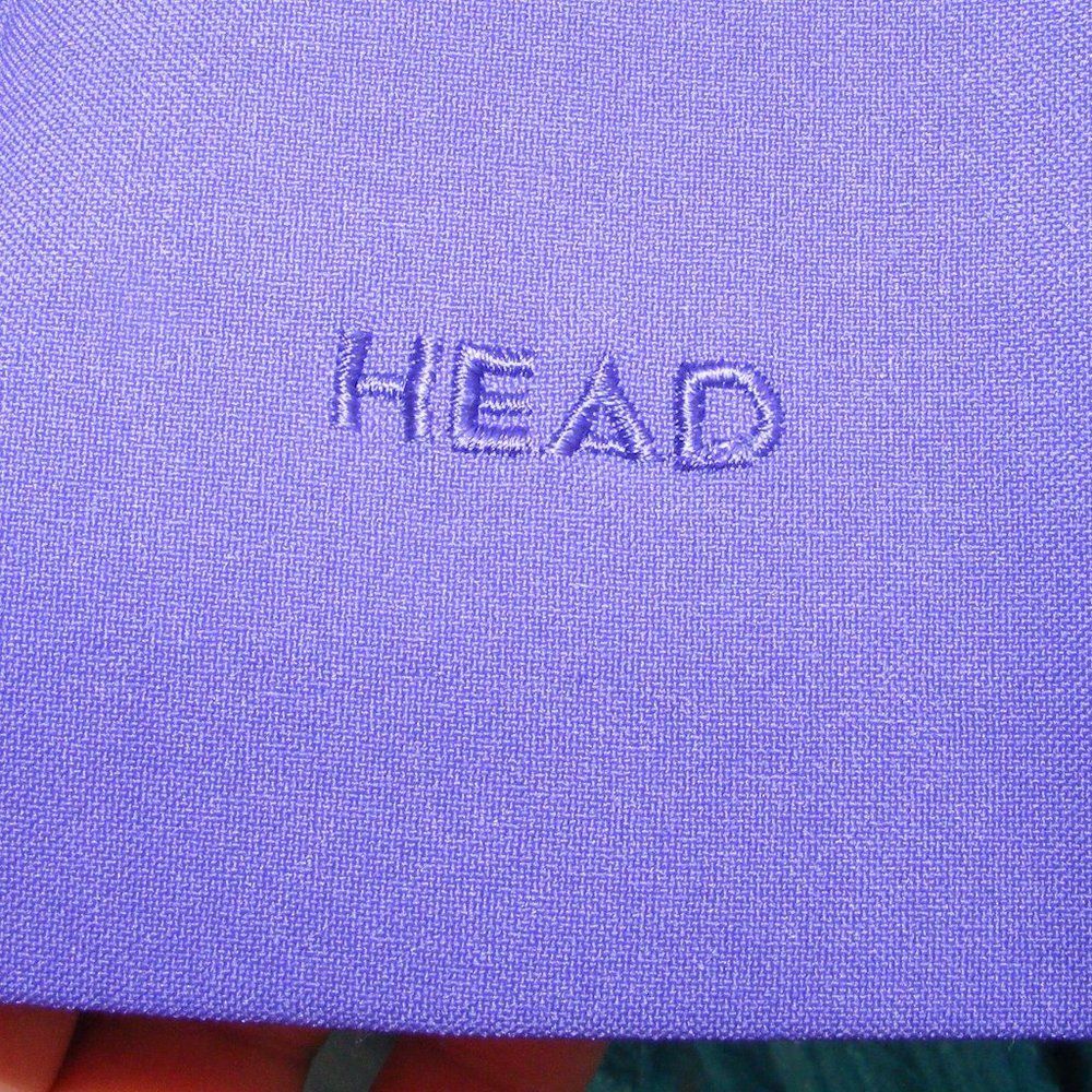 Vintage HEAD Tennis Skirt, 34", Purple, Pleated, Back Zip, Athletic wear - Picture 4 of 13